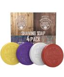 Viking Revolution Shaving Soap for Men - Shave Soap for Use with Shaving Brush and Bowl for Smoothest Wet Shave, Shaving Soap Puck - 4 Pack Variety, Each Pack 2.5oz - Buy Online on SooperMarket.com