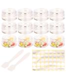 12 Pack 5ml Transparent Jars with Lids - Ideal for Lip Balm & Cream | Shipping Worldwide - Buy Online on SooperMarket.com