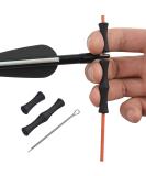 EOUS Bow String Finger Saver Archery Finger Guard Recurve Bow Finger Tabs String Finger Rollers,Silicone BLACK - Buy Online on SooperMarket.com