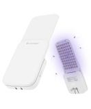 Mosalogic Flying Insect Trap Plug-in Mosquito Killer Indoor Gnat Moth Catcher Fly Tapper with Night Light UV Attractant Catcher for Home Office White-1PACK 1Pack White - Buy Online on SooperMarket.com