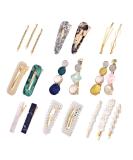 20Pcs Pearl Hair Clips for Women - Elegant Hairpins & Barrettes for Weddings & Valentine's Day Gifts - Buy Online on SooperMarket.com