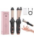 Bestauty Small Cordless Curling Iron 1 Inch - Mini 2 in 1 Hair Curler & Straightener Rechargeable Wireless Travel Tool for Short Hair (Black - Buy Online on SooperMarket.com