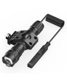 Feyachi FL11-MB Tactical Flashlight 1200 Lumen Matte Black LED Weapon Light with Picatinny Flashlight Mount and Pressure Switch Included - Buy Online on SooperMarket.com