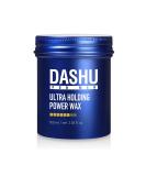 DASHU Premium Ultra Holding Power Wax 3.5oz  Extra Strong Hold Without Shine, Easy to Wash, Styling Hair Wax, Mens Hair Styling Products, - Buy Online on SooperMarket.com
