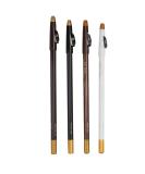 Set with 4 barber pins (black and white and dark brown and light brown) contour pencils for beard and hair with astrist for form tools template guides - Buy Online on SooperMarket.com