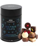 Hallingers thanks Papa - Father's Day gift chocolates gift handmade without alcohol from Edelkocao for Father's Day for Papa (can) - Mother's Day gift & gift ideas for Father's Day |Thank you anniversary finest mix of noble chocolates without alcohol 150  - Buy Online on SooperMarket.com
