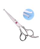 Hair Cutting Scissors Set Professional Kids/Women/Men 6.5 inch Saftey Round Head Hair cut Scissors Kit with Cutting Scissors Thinning Scissors Hairdressing Shears Set for Barber Salon (red) - Buy Online on SooperMarket.com