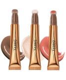 Liquid Contour Beauty Wall | Long-Lasting Face Highlighter & Bronzer Stick | 3PCS Shimmer Cream Makeup with Pillow Applicator - Buy Online on SooperMarket.com