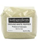 JustIngredients Essentials White Pepper Ground 250g - Premium Quality Spice - Buy Online on SooperMarket.com
