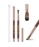 Shine Chance Acrylic Nail Brush Size 8 - 100% Real Kolinsky Art Brush for Acrylic Powder - Handmade Wood Handle Extension Tool for DIY & Professional Use - Buy Online on SooperMarket.com