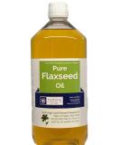 1 Litre Pure Cold Pressed Flaxseed Oil for Horses & Dogs - Food Grade Virgin Oil | Premium Coat Supplement - Buy Online on SooperMarket.com