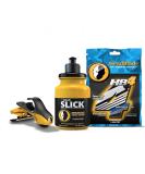 Men's Head Shaving Starter Kit with HeadSlick Shaving Cream - Includes Razor and Blade Refills | 8oz HeadSlick - Buy Online on SooperMarket.com