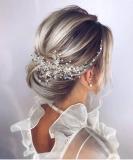 Denifery Crystal Bridal Headband - Wedding Hair Piece & Accessories (Silver) - Buy Online on SooperMarket.com