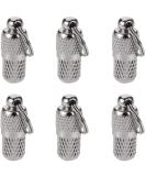 SUSSURRO 6 Pack Pet ID Tags Tag Barrel Tube with Address Name Label Anti -Lost Dog Cat ID Tag for Collar Of Dog Cat - Buy Online on SooperMarket.com