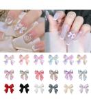 100 Pcs 3D Colorful Aurora Bow Nail Art Resin Rhinestone Charms - Nail Glitter & Accessories - Buy Online on SooperMarket.com