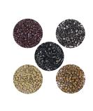 500 Pcs Black Silicone Lined Micro Rings Links Beads 5mm for Hair Extensions Tool - Buy Online on SooperMarket.com