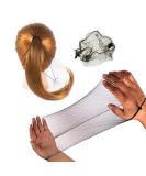 50PCS Hair Nets Invisible Elastic Hair Net for Ballet Dance 20" Black - Buy Online on SooperMarket.com