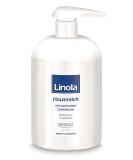 Linola Skin Milk - 500 ml in dispenser | Body lotion for all types of dry stressed skin and skin prone to neurodermatitis - Buy Online on SooperMarket.com