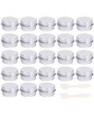 23-Piece 5ml Empty Cream & Lip Balm Jars Set with Lids - Perfect for DIY and Crafting | International Shipping - Buy Online on SooperMarket.com