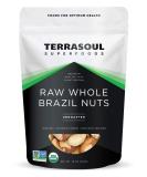Terrasoul Superfoods Organic Brazil Nuts 1 Lb - Raw  Unsalted  Rich in Selenium - Buy Online on SooperMarket.com