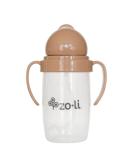 Any angle straw sippy cup | ZoLi BOT 2.0 weighted straw sippy sandstone tan  most loved training sippy cup  toddler transition straw cup  sippy cup with handles - Buy Online on SooperMarket.com