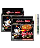 CNMART Samyang Hot Chicken Ramen Dried Buldak Noodles Halal 140g (Pack of 10) - Buy Online on SooperMarket.com