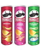 Snack Pack Bundle with Pringles Crisps Original Flavour Sharing Crisps 185g With Prawn Cocktail Flavour 185g & Sour Cream & Onion 185g (3 Pack) - Buy Online on SooperMarket.com