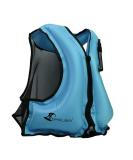 OMOUBOI Inflatable Snorkel Vest for Adults - Blue | Buoyancy Jacket for Kayaking, Swimming & Snorkeling | Portable Diving Gear | 96-220 lbs - Buy Online on SooperMarket.com