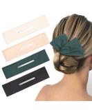 Deft Bun 4-Piece Hair Bun Maker | French Twist Hairstyle Tool | Fashion Hair Bun Wrap for Women and Girls - Buy Online on SooperMarket.com