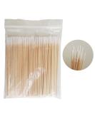 100Pcs Pointed Cotton Swabs Wooden Handle - Makeup Health Medical Ear Jewelry Clean Sticks Buds Tips - Buy Online on SooperMarket.com
