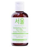 Korean Tea Tree Exfoliating Toner for Oily Acne Prone Skin | Centella Asiatica + Salicylic Acid | K Beauty Skincare 4oz - Buy Online on SooperMarket.com