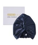 ZIMASILK 22 Momme 100% Mulberry Silk Sleep Cap - Navy Blue - Buy Online on SooperMarket.com