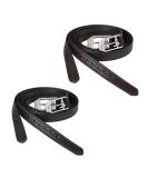 LeMieux Arika Stirrup Leathers Black 145cm - Buy Online on SooperMarket.com