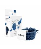 Bellody original hair tie - stylish braided hair tie with strong hold (4 -Set - Blue Jeans) - Women's hair accessories in dark blue - Buy Online on SooperMarket.com