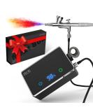 PELCAS Airbrush Makeup Kit | 32PSI Airbrush Paint Gun with Compressor | Breeze Airbrush System Set for Face & Body | Portable Cosmetic Starter Kit - Buy Online on SooperMarket.com