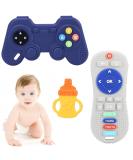 2-Pack Silicone Baby Teething Toys | Pressable Remote Control Shape | Boys Girls Chew Toys | Relief for 3+ Months - Buy Online on SooperMarket.com