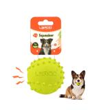 Laroo Dog Toys - Durable Natural Rubber Squeaker Football for Small & Large Dogs (6.5cm Green) - International Shipping Available - Buy Online on SooperMarket.com