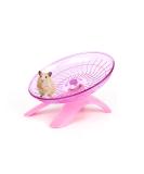 YuanYouTong Silent Hamster Wheel 7 Inch Exercise Wheel for Syrian Hamsters Hamster Flying Saucer Quiet Spinner Running Wheel for Gerbil Chinchilla Guinea Pig Mice Hedgehog Small Animals (Pink) - Buy Online on SooperMarket.com