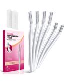 Dermaplane Razor for Women Face, (6 Count) Professional Dermaplaning Tool for Peach Fuzz, Facial and Eyebrow Hair Removal, Gentle Skin Exfoliation Blade 6pcs - Buy Online on SooperMarket.com