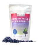 powbab Dried Wild Blueberries - 100% Whole, Unsweetened, Keto, Gluten-free, Vegan - Canada Grown, No Sugar Added, No Sunflower Oil or Apple Juice Concentrate, Sulfite Free - Buy Online on SooperMarket.com