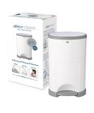 Dekor Classic Hands-Free Diaper Pail | White | Easiest to Use | Just Step  Drop  Done | Doesnt Absorb Odors | 20 Second Bag Change | Most Economical Refill System - Buy Online on SooperMarket.com