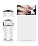 Silicone Nail Art Stamper Clear Jelly Kit - Stamping Tools for DIY French Tip Nails - Buy Online on SooperMarket.com