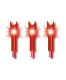 TenPoint Alpha-Brite Lighted Crossbow Nock Red - Pack of 3 | Compatible with TenPoint, Wicked Ridge & Horton Innovations Crossbows - Buy Online on SooperMarket.com