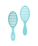 Wet Brush Speed Dry Hair Brush, Amazon Exclusive Aqua - Vented Design & Soft HeatFlex Bristles Are Blow Dry Safe - Ergonomic Handle Manages Tangle & Uncontrollable Hair - Pain-Free Hair Accessories - Buy Online on SooperMarket.com