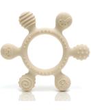 Caja Beißring Baby - Baby Toys - Dental Aid - Bite Ring - Rudder Animal motif made of silicone BPA -free - teething and Greipling Theeting for babies - biting toys (silicone complexion) - Buy Online on SooperMarket.com