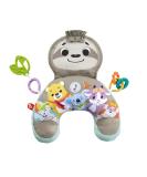 Fisher-Price Lazy Playing Pillow | Soothing Baby Game Pillow for 0-6 Months | Abdominal Play Plads with Vibration Bite Ring & Music | Perfect Baby Gift - Grr01 Sloth Multicolored - Buy Online on SooperMarket.com