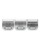 Size 7F/5F/4F Detachable Pet Dog Grooming Clipper Ceramic Blades Set Compatible with Heiniger Andis Oster A5 Wahl KM10 Series Clippers Cut Length 1/8"(3.2mm) to 3/8 (9.5mm) 3 Pack 7f+4f+5f - Buy Online on SooperMarket.com