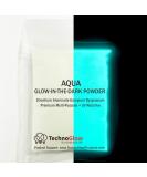 Glow in The Dark Powder - Natural Aqua PRO-Series 1oz - Multipurpose Glow Colors - Buy Online on SooperMarket.com