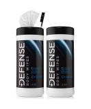 Defense Soap Body Wipes with 100% Natural Tea Tree Oil and Eucalyptus Oil | Post Workout, Sport, Wrestling, Camping, Shower Wipes for Men and Women. 40 Count (Pack of 2) Original 40 Count (Pack of 2) - Buy Online on SooperMarket.com