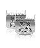 BESTBOMG 2-Piece Replacement Knife for Dog Grooming | Compatible with Heiniger Moser Max45 Andis Easter A5 | Size 5FC (1/4 inch 6.3 mm) Cutting Length - Buy Online on SooperMarket.com